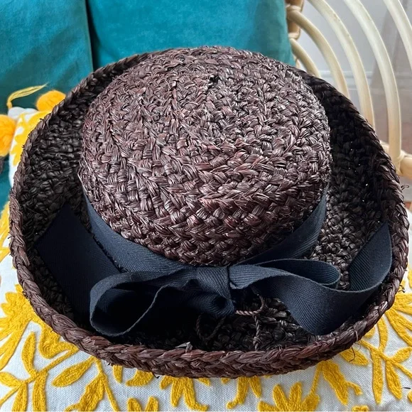 Helen Kaminski Women\'s OS Classic Madagascar Raffia Woven Hat Australia Handmade Helen Kaminski Women main image 3